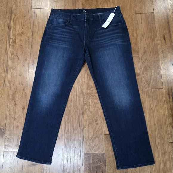 NWT Hudson Byron Slim Straight Zip Fly Stretch Denim Jeans in Lambert Blue. 40 - Picture 1 of 12